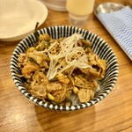 中華そば ココカラサキゑ - 銘柄豚の豚キムチ丼 400円　※限定