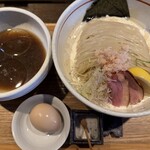 鴨出汁中華蕎麦 麺屋yoshiki - 鴨と蟹のつけ麺(塩)