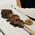 焼き鳥 野乃鳥 幻鳥 - 焼き鳥7串(京鴨ねぎま)