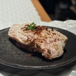 焼き鳥 野乃鳥 幻鳥 - 前菜(鳥わさの炙り握り寿司)