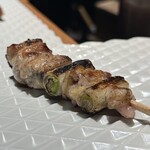 焼き鳥 野乃鳥 幻鳥 - 焼き鳥7串(丹波黒どり ねぎま)