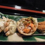 丸萬寿司 - 2014.11)今年初めての香箱ガニでスタート