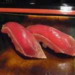丸萬寿司 - 2014.11)美しい漬けまぐろ