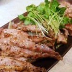 ■地鶏のせせりの塩ダレ焼き