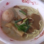 麺屋 極鶏 - 2014/11/24関西ラーメンダービー2014煮玉子トッピング