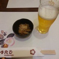 入谷鬼子母神門前のだや - お通しとヱビス生