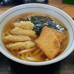 ウエスト うどん屋 - 料理写真:丸天得うどん(650円)
