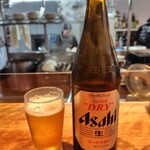 麺屋 さくら井 - アサヒスーパードライ 中瓶 600円 ♪