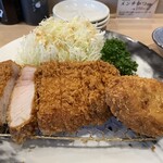 とんかつ 神楽坂 さくら - ・銘柄豚　北海道ゆめの大地豚 数量限定 厚切りリブロースかつ定食(2025年11月15日撮影)