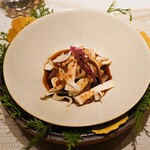 unis - 常陸牛フィレ、松茸