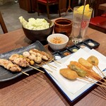 串むすび・らじゅ - 串むすび らじゅで注文したメニュー