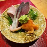 鮨 まぜき - ブリ、赤貝、シメ鯖