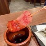 串むすび・らじゅ - 紅生姜＋壺ソース