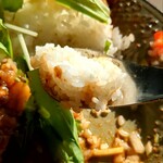 spice curry cafe ARC - ライスは固めに炊かれた日本米