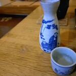 シーサイドホテル - ビールをチェイサーにして熱燗いただきました