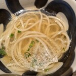 博多とり鍋 なかがわ - 締めの五島うどん