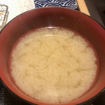 とんかつ むら井 - しじみ汁　赤出汁だったら最高です