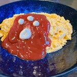 ねこのひたい - ご飯少なめでお願いしました！マヨネーズの肉球*´꒳`ฅこれは真似しないと♡