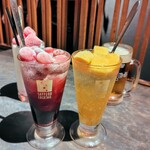 しなもん堂 すすきの店 - 果実ミルクかわいいー♡ビールは外せないけど。