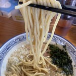 中華そば かなで 煮干編 - 中太ストレート麺