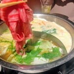 しなもん堂 - しゃぶしゃぶ！選べるお出汁！　定番の利尻昆布&豆乳美肌コラーゲン