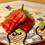 宿酒 きんきん - 20251113北海道産天然本鮪の赤身と中トロのお造り