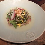 なっぱごちそう 蒲田 - カンパチのカルパッチョ