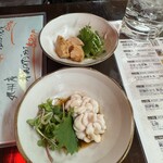 長者町 サプ食堂 - 白子とあん肝