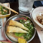 長者町 サプ食堂 - 春巻き