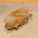 すしやのたい悟 - 牡丹海老さんでーす。