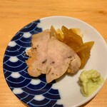 すしやのたい悟 - 鮟肝奈良漬さんでーす。②