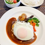 Osteria rondine - ビーフハンバーグ