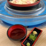 揖保乃糸 庵 - 薬味付き