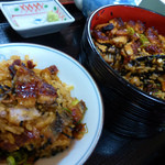 大和田 - 一膳目は、ネギをかけて軽く混ぜる