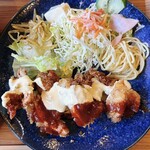 Cafe&Dining UP - チキンタルタルカツ、真上から！