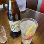 朝鮮飯店 - 瓶ビールとチューハイで乾杯！