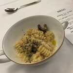 札幌パークホテル - 秋の茸と本日のショートパスタのカルボナーラソース