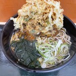 箱根そば 豊洲店 - かき揚げ天蕎麦