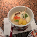 回転すし北海道 - 松茸入り茶碗蒸し