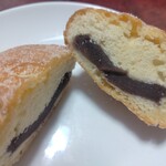 藍原製菓店 - あんドーナツ、切ってみた
