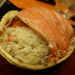 名古屋 浅田 - １１月　先付：香箱蟹　中に、ほぐした身がぎっしり