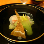 名古屋 浅田 - １１月　お椀：蟹ふかし、干し口子火取り