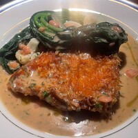 ヌガ - 金目鯛の鱗焼き　白ワインソース