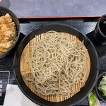 信州そば処 小木曽製粉所 - 料理写真:山賊丼と並そばセット ¥1,130円