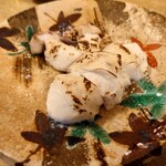 とんかつ 武蔵 - 白子焼。火の通しが完璧