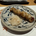 鮨 功 - みる貝串／蓮根のきんぴら