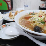 餃子の王将 - 辣菜麺 フェアセットＢ