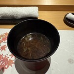 鮨 功 - 味噌汁