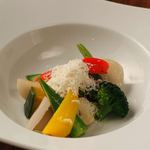 Tsukinoshizuku - 今日イチ7種野菜の茹であげ パルミジャーノ