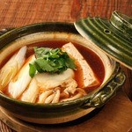 月の雫 - 牛すじ煮込み豆冨　土鍋仕立て